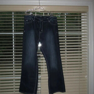 AVENUE Denim Medium Wash Bootcut Jeans Size 22 A